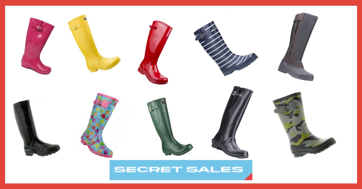 Basic with Life on Twitter: "Secret Sales Up to 45% off Wellies ...