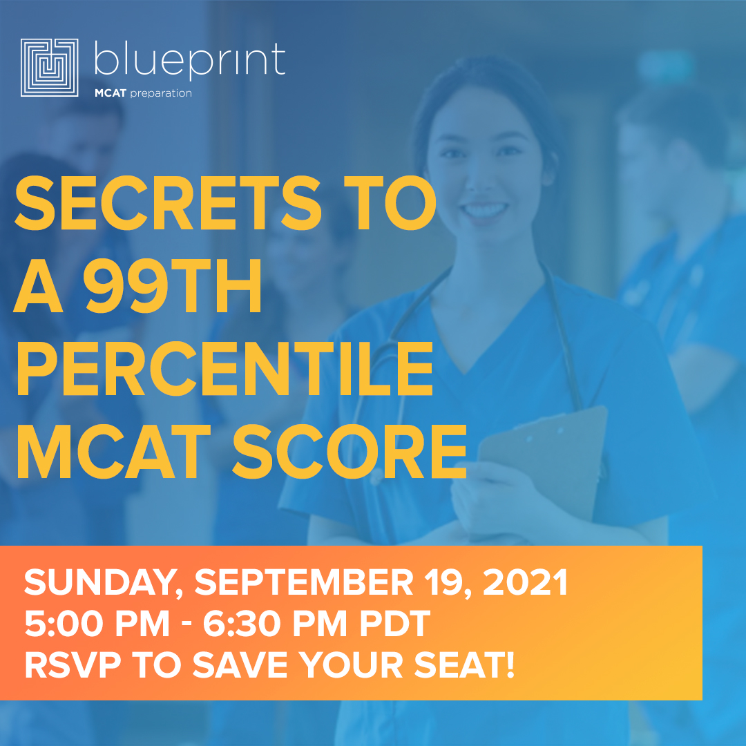 Blueprint_MCAT's tweet image. Join our MCAT experts as they discuss the secrets behind getting into the 99th percentile (besides, you know…studying a lot). Reserve your seat now! hubs.ly/H0XqlCl0