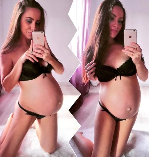 Preggo twink natural girlfriend