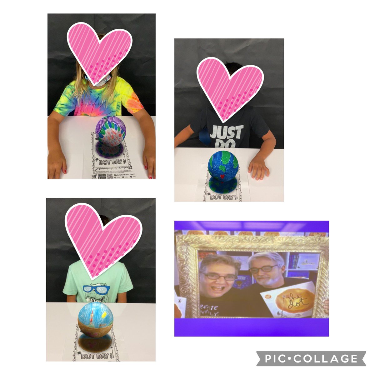 MrsWellsHB's tweet photo. Happy Dot Day! We were so fortunate to participate in the FlipGrid Live event today and students were so proud to “Leave their Mark” on a special dot of their own! #InternationalDotDay https://t.co/lASZn62OBU