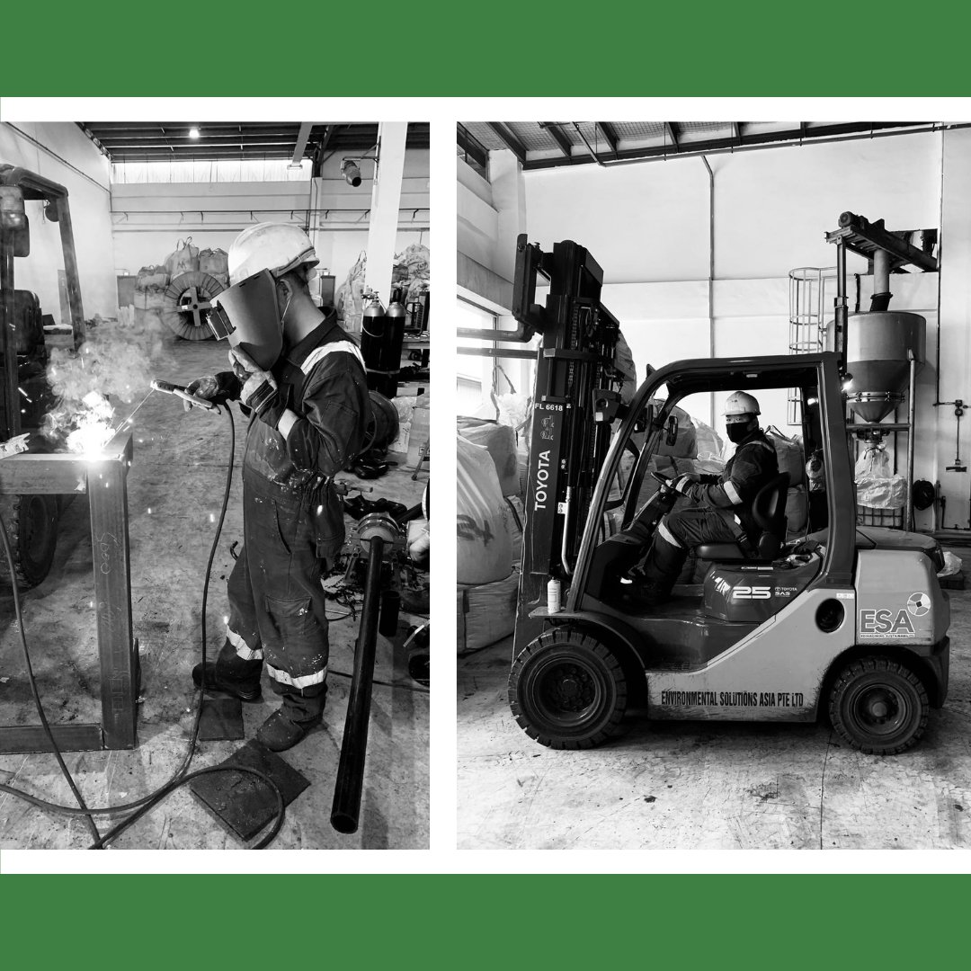 ENVSolutionsSG's tweet photo. You know what we do, but do you know how we do it? Here’s a behind the scenes look of what our staff do here at ESA, and what our operations look like. 

#sustainability #operations #factory #sg #singapore #wastemanagement https://t.co/lRHJzKvEx5