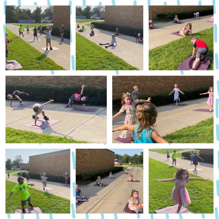 SouthSenecaCSD's tweet photo. Kindergarten taking their Morning Meeting outside. They were able to start their day off with student led yoga and exercises to help get their minds and bodies ready for learning! 🧘‍♀️🧘 https://t.co/brurgPs2lE