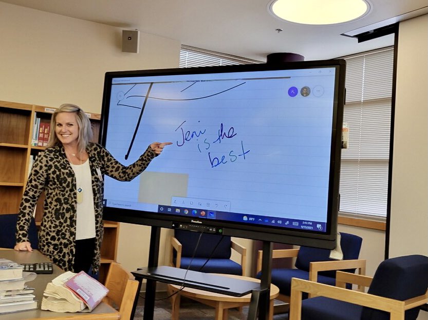 jlo731's tweet photo. Thank you @prairievistams Ts for coming to the first Tech Day! π
We had a great time sharing tips & tricks and how Ts & Ss can collaborate on @Microsoft #Whiteboard π―
#EMSProud #PVcoyotes https://t.co/PoGq7XzUOo