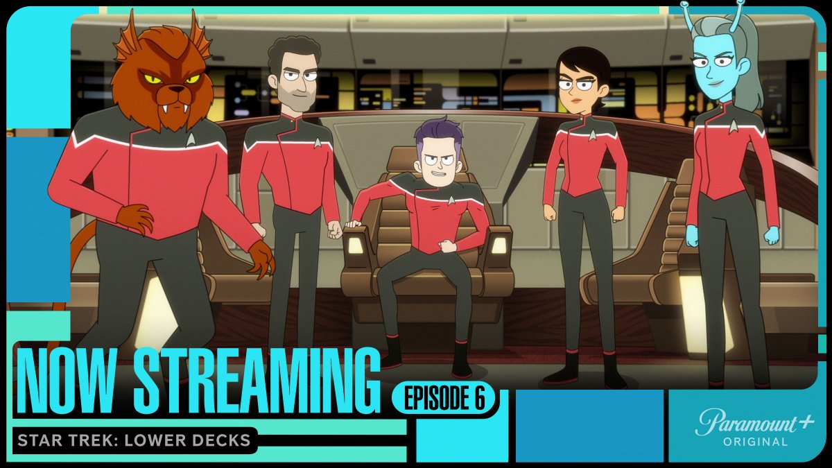 StarTrekOnPPlus's tweet photo. Aye, Captain Boimler. Stream a new episode of #StarTrekLowerDecks now on #ParamountPlus. https://t.co/BEoXqXHyy0