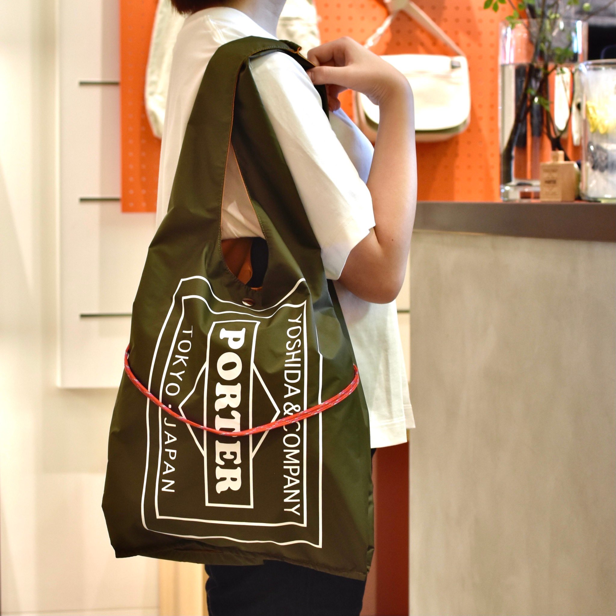いいスタイル 未使用品◇ポーター ◇グローサリーバッグ◇CVS◇ピンク