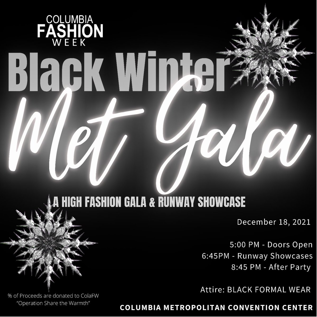 We are back! 

WINTER IS COMING! 

Fashion Returns!

columbiafashionweek.com