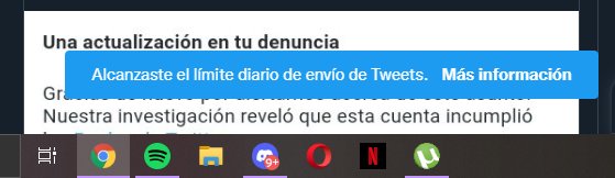 Juanimond's tweet photo. en mi side me salio esto QUIIII (si perdon sari de fondo hay un twit de tu side ah) https://t.co/MLz4xpBFBJ