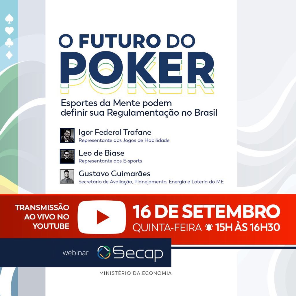 ariaguiar's tweet photo. CONVOCAÇÃO GERAL galera dos esportes da mente (xadrez, poker, gamão) e os gamers DE TODO BRASIL! AMANHÃ ÀS 15h VAMOS INVADIR ESSA LIVE HEIM! #jogosdehabilidade #regulaSECAP
@IgorFederalReal @leodebiase @gustavojgs08 @MinEconomia https://t.co/W6cH4Qj8PT