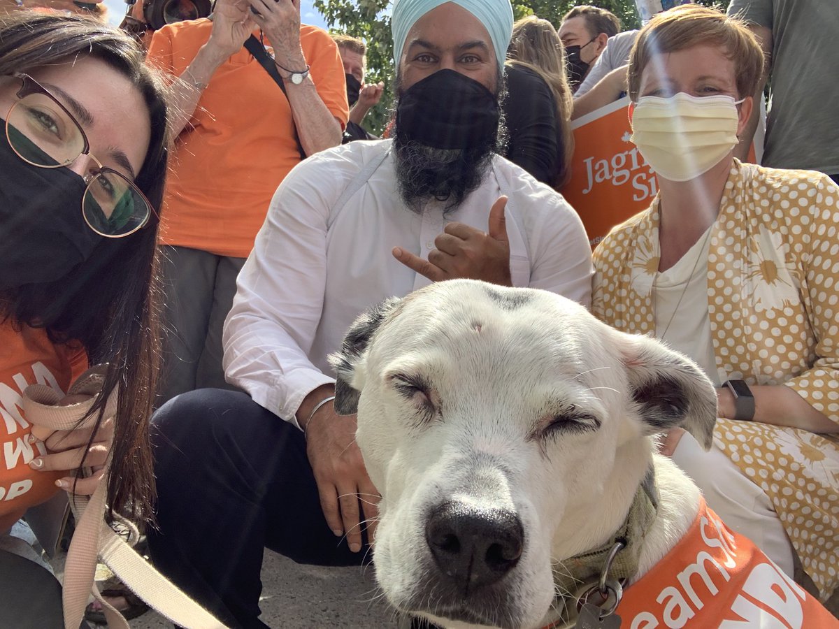 #LdnWest had a wonderful visit from @theJagmeetSingh
The momentum is huge, you can feel it throughout the riding. Today we were reminded that if we want change we have to #VOTE 
A vote for @ShawnaLewk is a vote for positive change & action
(Even campaign Kandi thinks so!) #LdnOnt