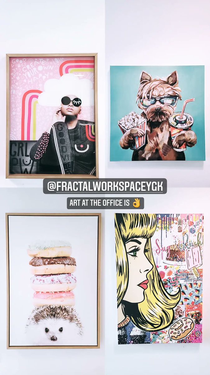 Life is to short to not surround yourself with art and colour ✨ 

#ygk #ygkbiz #coworking #flexoffice