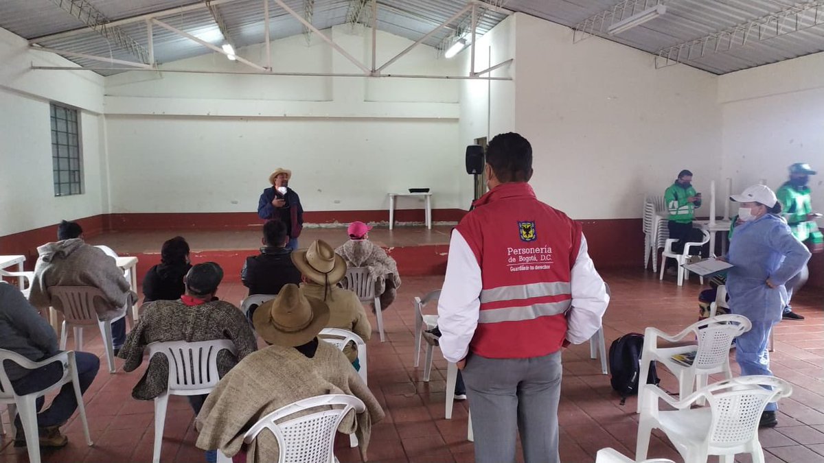 #CiudadBolivar

Nuestros guardianes estuvieron como garantes de #DDHH de la comunidad rural de Mochuelo Alto, en mesa de diálogo sobre licencias ambientales para la operación del Relleno Sanitario de Doña Juana, situación de urbanismo ilegal y problemas con el Acueducto rural.