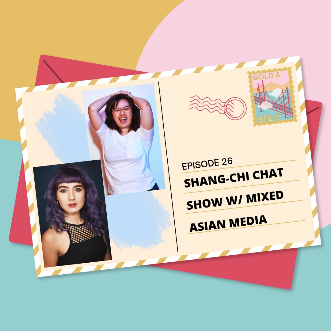 On today's pod, we’re joined by <a href="/MAM_Fest/">Mixed Asian Media Festival</a> (<a href="/AlexFChester/">Alex Chester</a>, @melasia88) to talk #ShangChi - origins, martial arts, initial reactions, the depiction of Asian American culture and SF, and a whole lot more. 

TIX FOR <a href="/MAM_Fest/">Mixed Asian Media Festival</a>: mixedasianmedia.com/fest
LISTEN: anchor.fm/gold-and-great