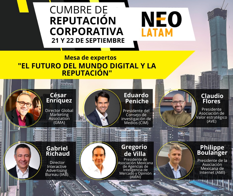 ¿Ya te registraste a la cumbre reputación corporativa 2021?
¡Es gratuito! 👉 Cumbrereputacional.com

#HazMarketing #Reputacióncorporativa <a href="/cimmx1/">cim.mx</a> @ave__mexico <a href="/IABMexico/">IAB México</a> <a href="/AmaiMexico/">Amai México</a> <a href="/lalopeniche/">Eduardo Peniche</a> <a href="/CesarEnriquez/">Cesar Enriquez</a> <a href="/ClaudioFloresT/">Claudio Flores Thomas</a> <a href="/grichaud/">Gabriel Richaud</a> <a href="/Asoc_InternetMX/">Asociación de Internet MX</a> <a href="/Ph_Boulanger/">Philippe Boulanger</a> <a href="/gdevilla1/">Gregorio De Villa P</a>