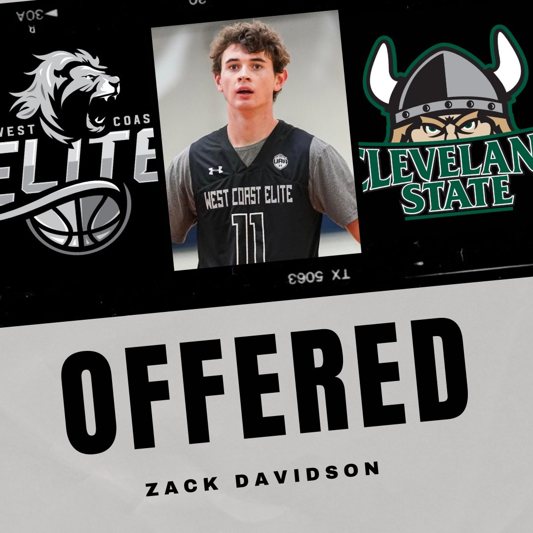 6’8” F Zack Davidson of Mater Dei (2023) has picked up an offer from Cleveland State 🏀🔥 #ALLIN