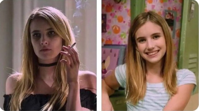 headabovewter's tweet image. me at 17                  me at 22