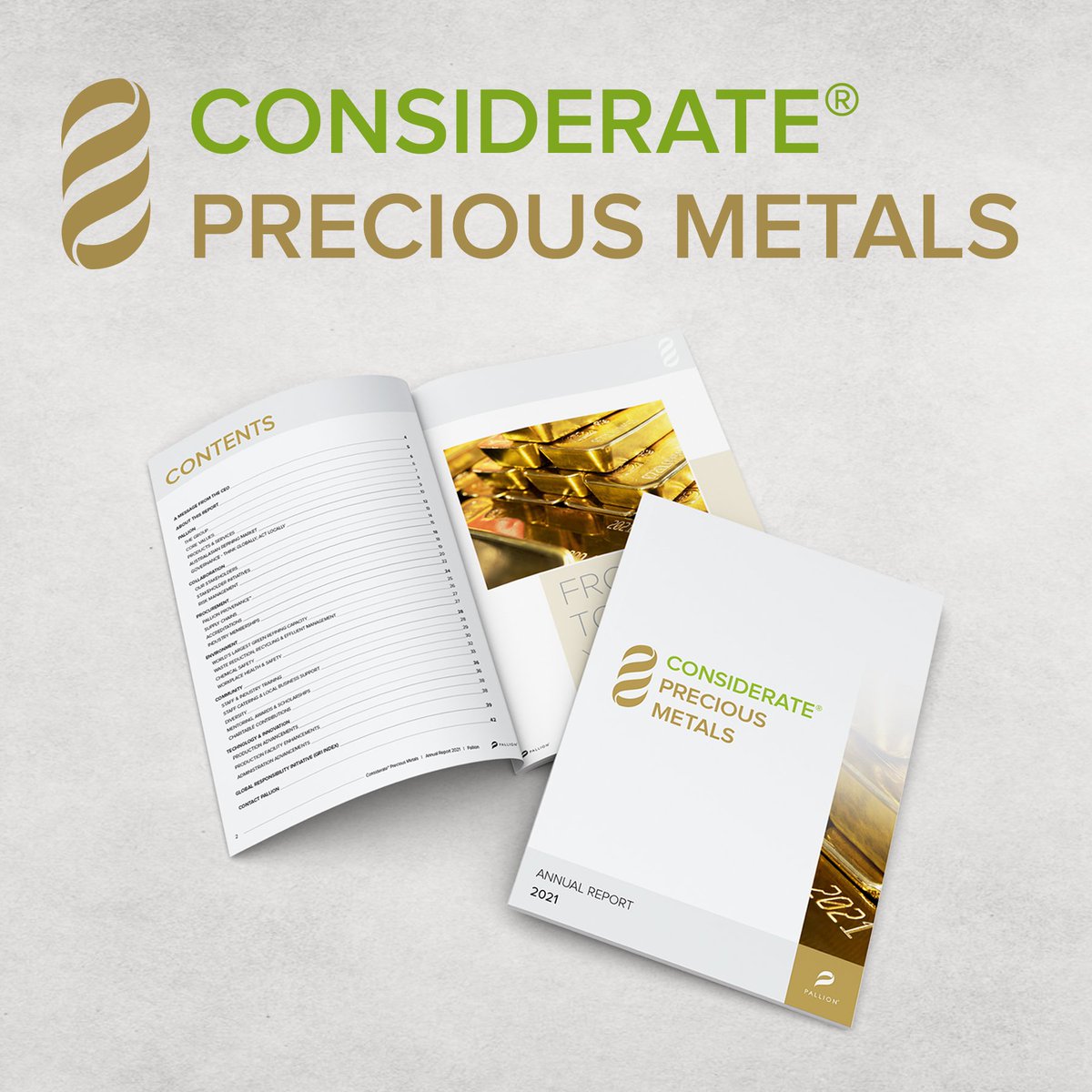 From the world’s largest green refining capacity to global leadership in precious metal provenance technologies our sustainability report is part of our commitment to producing the world’s most Considerate® Precious Metals.
Read Now: bit.ly/2021PallionSus…