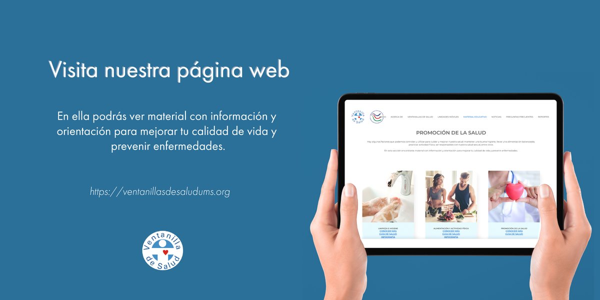Conoce nuestra página web: www.ventanillasdesaludums.org