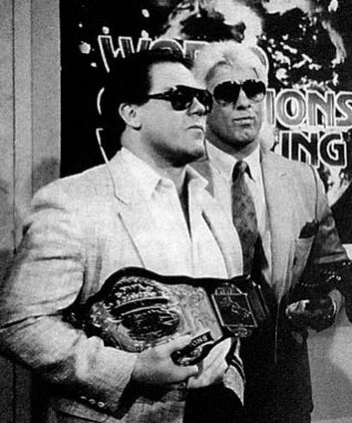 This Tully Blanchard/Sting feud has to be how they’re bringing in Ric Flair right? #AEW #AEWDynamite #RicFlair #Sting #DarbyAllin