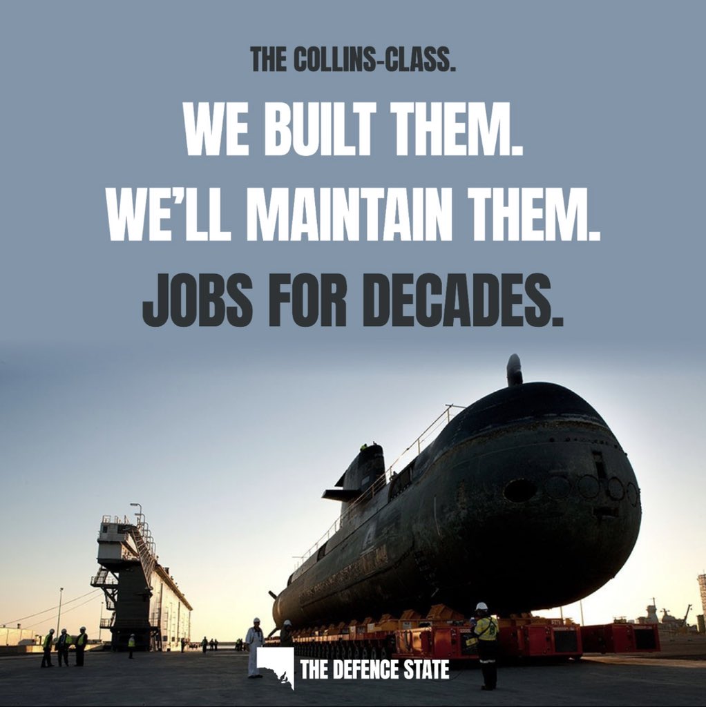 SALibMedia's tweet image. #BREAKING: SA has secured the Collins Class full-cycle docking project, which will secure #SAjobs beyond 2026. We built them. We’ll keep maintaining them. It’s testament to the hard work of our local workforce &amp;amp; cements our reputation as the naval shipbuilding capital of AUS.
