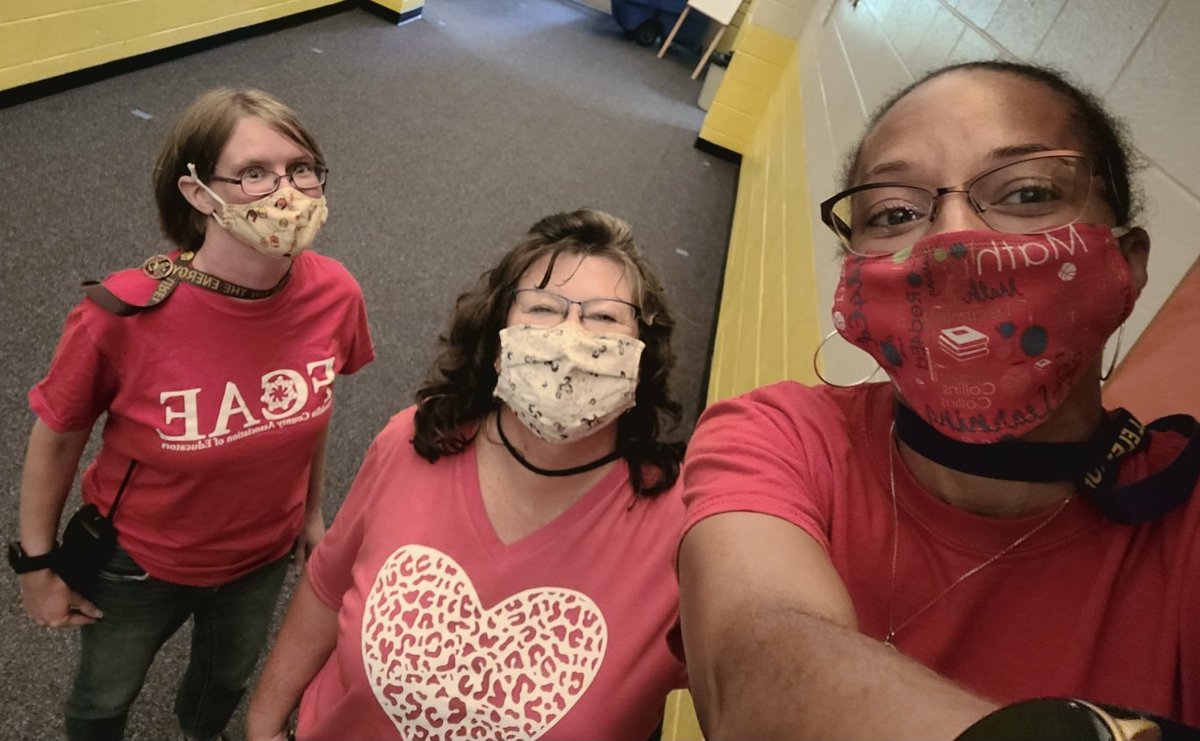 Our Fourth Grade Team, representing Red For Ed!!! Love these ladies!! <a href="/Bdenton_Antbee/">Beth Denton</a> <a href="/chicocollins28/">Maria Collins</a> <a href="/LaurelMillElem/">Laurel Mill Elem</a> <a href="/FCSchoolsNC/">Franklin County Schools</a>