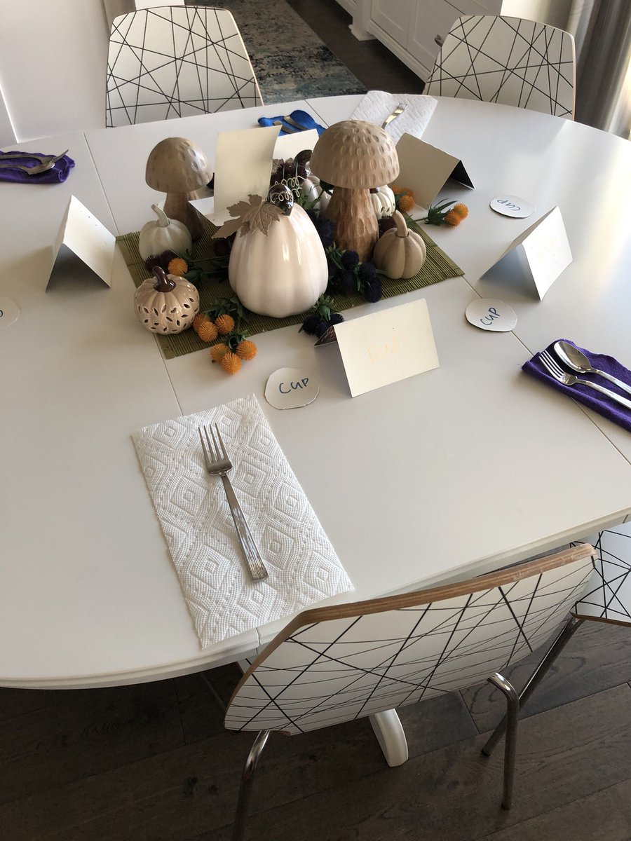 jakelutymd's tweet photo. I think my daughter 5S’d our dinner table…a sign I may need to cool it with the #Lean #SystemsImprovement talk at home… https://t.co/VBKGbjYWwy https://t.co/McAlEcSiBM