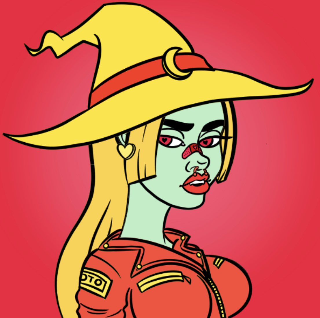 karsendaily's tweet image. look at this witchy bitch @cryptostacys 😏