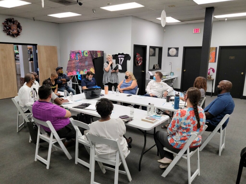 JamarisKitchen's tweet photo. Special Thank you to the Metro District Team &amp;  @valleymetro in effort helping us &amp; utilizing our facility for meetings &amp; collaboration for the future of Metro. August Storms &amp; Adversity caused extensive damage to the roof &amp; flooded. We plan to reopen soon, in a new space soon ❤ https://t.co/SlrCyvFeQN