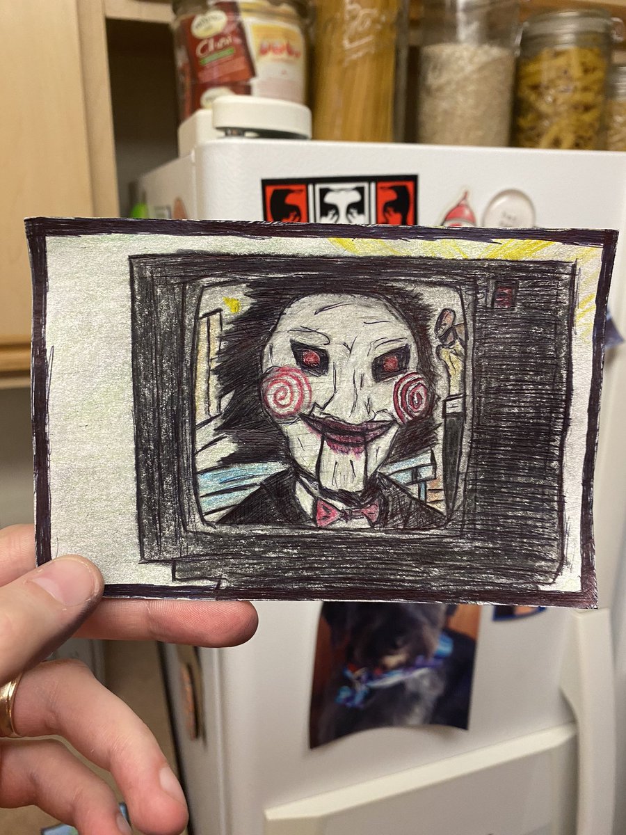 _millionaire_x's tweet photo. Doodle. #FanArt #JamesWan #Saw https://t.co/i0qcdQN4Ki
