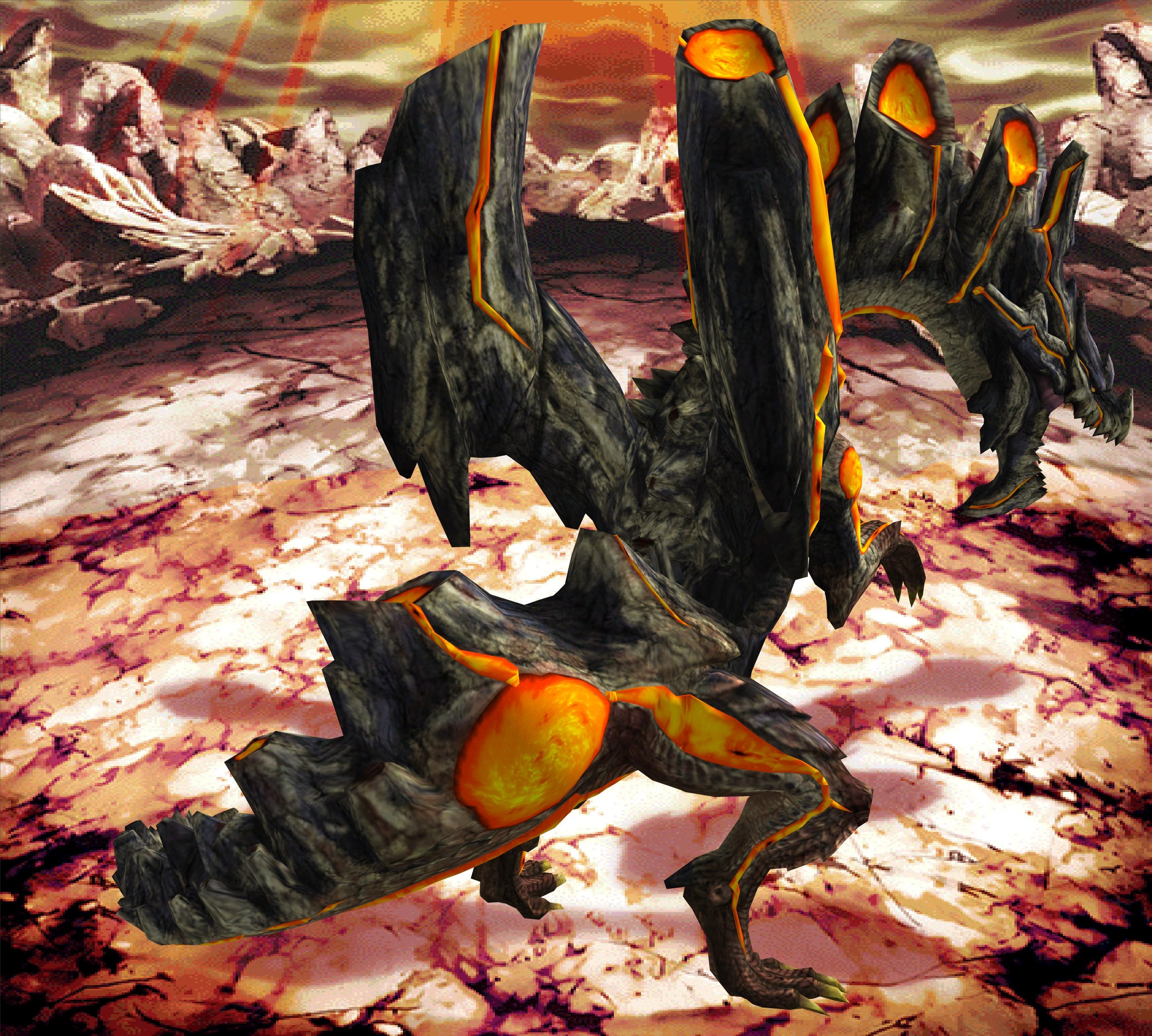 Orara Nozawa Beware The Tainted Sea Lest You Face The Smelting Black Dragon Diremiralis グラン ミラオス Monsterhunter Mh Mh3u Mh3g モンハン T Co Gvqeteguuu Twitter