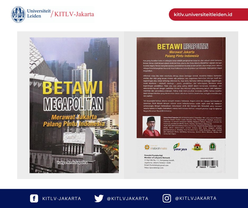 KITLVJakarta's tweet photo. Hello readers! This is our New Acquisitions for the Leiden University Asian Library @AsianLibraryNL
Kindly visit our Facebook for more detail https://t.co/AtBXfqjTgm
#KITLVJakUpdate
#KITLVJakInfo
#CollectionAcquisition
#BookAcquisition https://t.co/v4kiYo3ehL