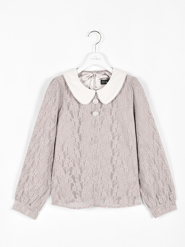 🌷evelyn 通販🌷 ✨2021 Autumn collection✨ 💗襟のパールラインや