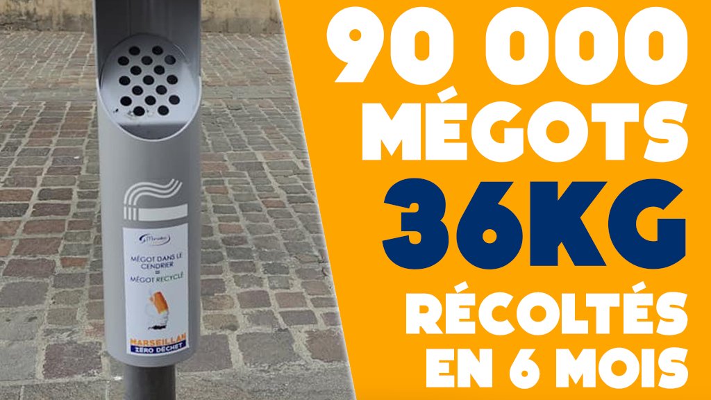 🚬 Déjà 36kg de mégots récoltés à l'installation de mégotiers en centre-ville et sur le port ! Ce sont environ 90 000 mégots qui ne finiront pas dans la Lagune de Thau et seront recyclés ! 👏 #Marseillan #Thau