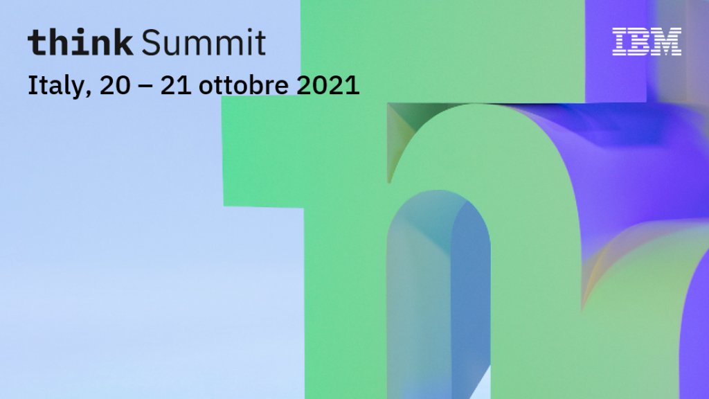 📌 SAVE THE DATE - 20 e 21 ottobre: Partecipa a #ThinkItaly per scoprire come applicare le più recenti innovazioni in contesti HybridCloud e AI e per accelerare la trasformazione del business in una prospettiva di crescita sostenibile

➡️ Per registrarsi: ibm.co/3tURV3r