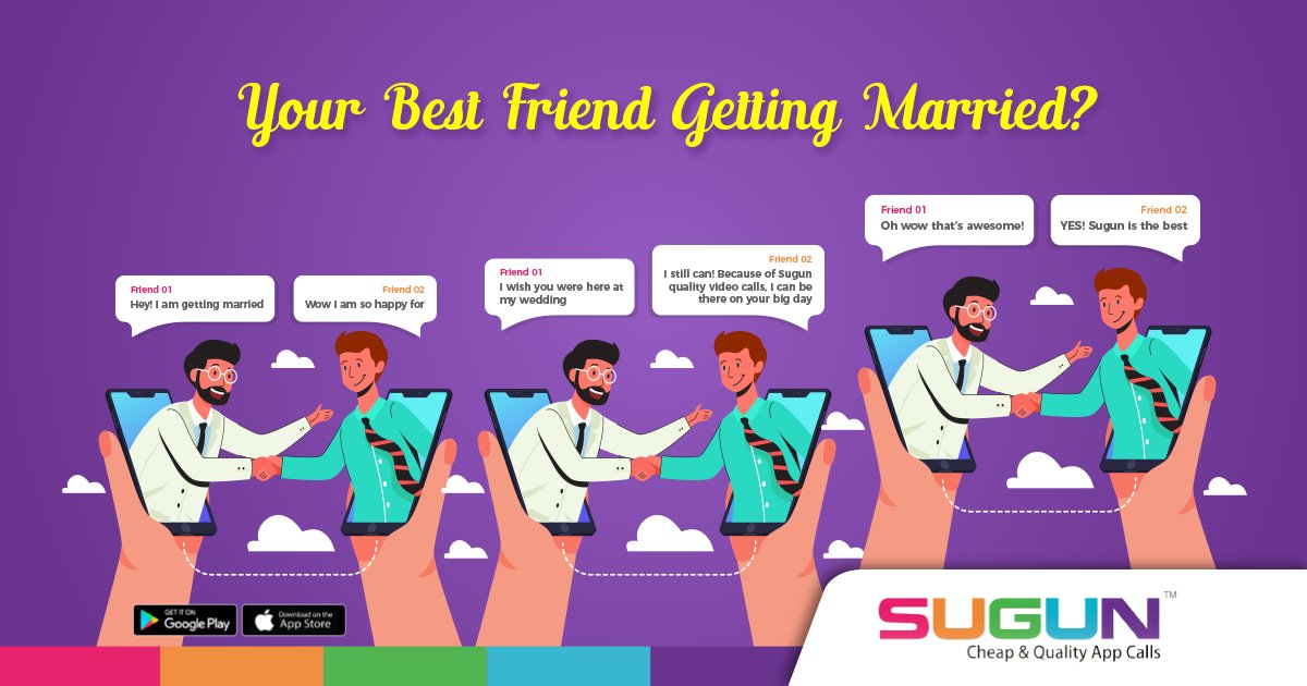 During this pandemic situation sometimes we won't be able to fly back home and participate in our loved ones' special occasion, however with Sugun we make it easier for you to join any special occasion and celebrate it with your loved ones via quality video calls!

#specialdays