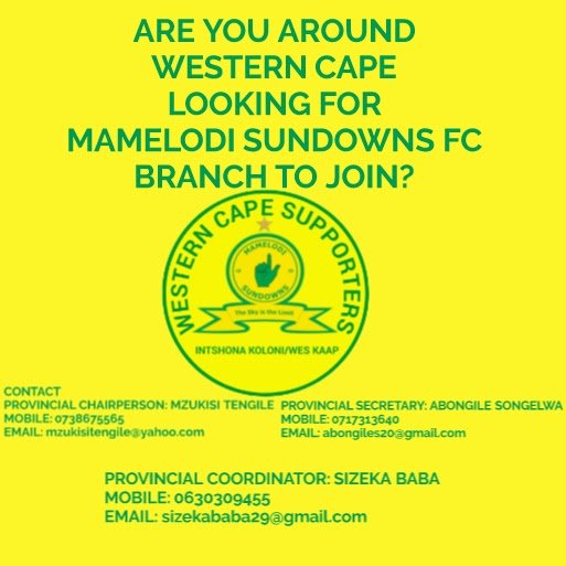 WcapeSundowns's tweet photo. https://t.co/nuamyFW8DH