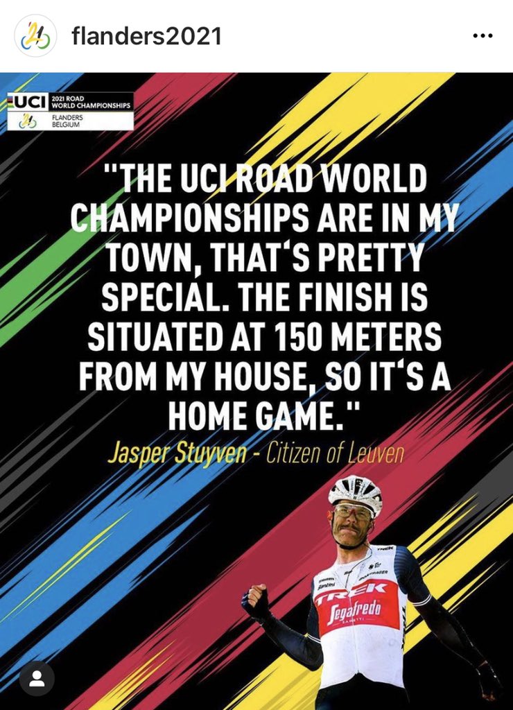 Ook wij liggen op 150m van finish #Flanders2021 dus anders bereikbaar: tinyurl.com/7t4fmnfs