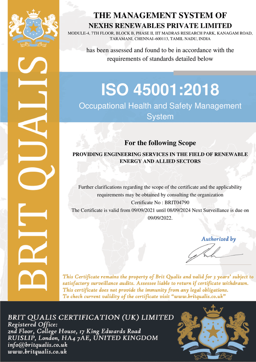 NeXHS Renewables Pvt Ltd tweet media