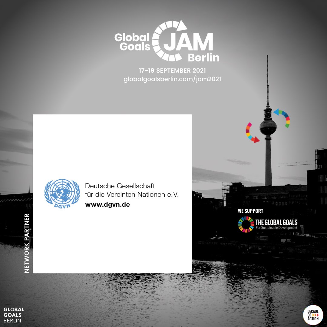 Danke <a href="/dgvn_de/">DGVN e.V.</a> for the support! 🙏 

Our #GlobalGoalsJam participants leave with a mind (too) full mind of knowledge, but The <a href="/dgvn_de/">DGVN e.V.</a> United Nations Association of Germany, (Deutsche Gesellschaft für die Vereinten Nationen) helped make sure they won't leave empty handed!

#SDG