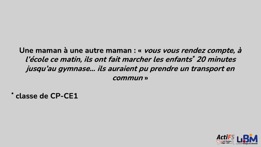 🙉🚷 Petite discussion interceptée ce matin… ! « A quoi servent nos jambes❓» Je crois qu’il faut éduquer la population à bouger 😜 #activitephysique #sante #prevention <a href="/chaire_ActiFS/">ActiFS</a> <a href="/LIBM_lab/">LIBM</a> <a href="/Juanico/">KAROLYN JUANICO</a>