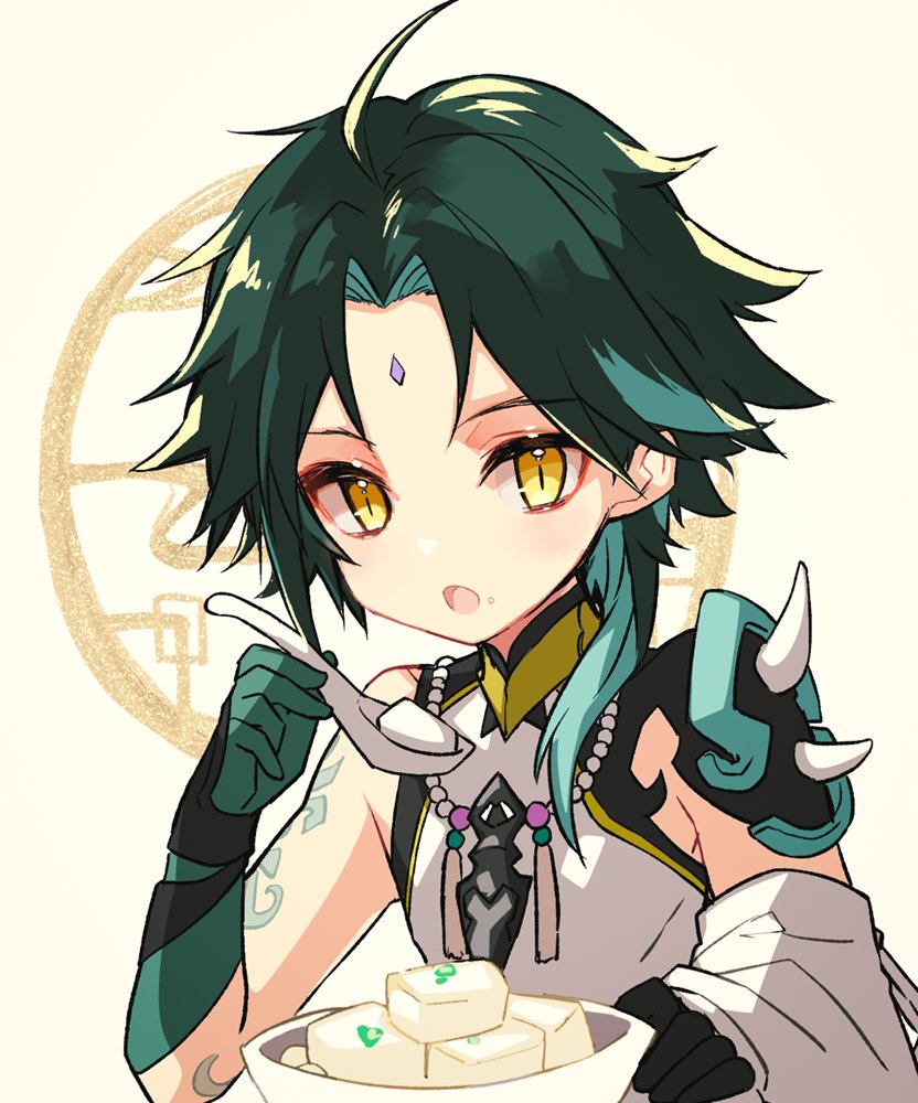 魈|ショウ(原神) 「1章3節をクリアしました え～～ちょっとぉキミかわいいね～～がふえまくるゲームだ」|神吉李花☪️🐧のイラスト