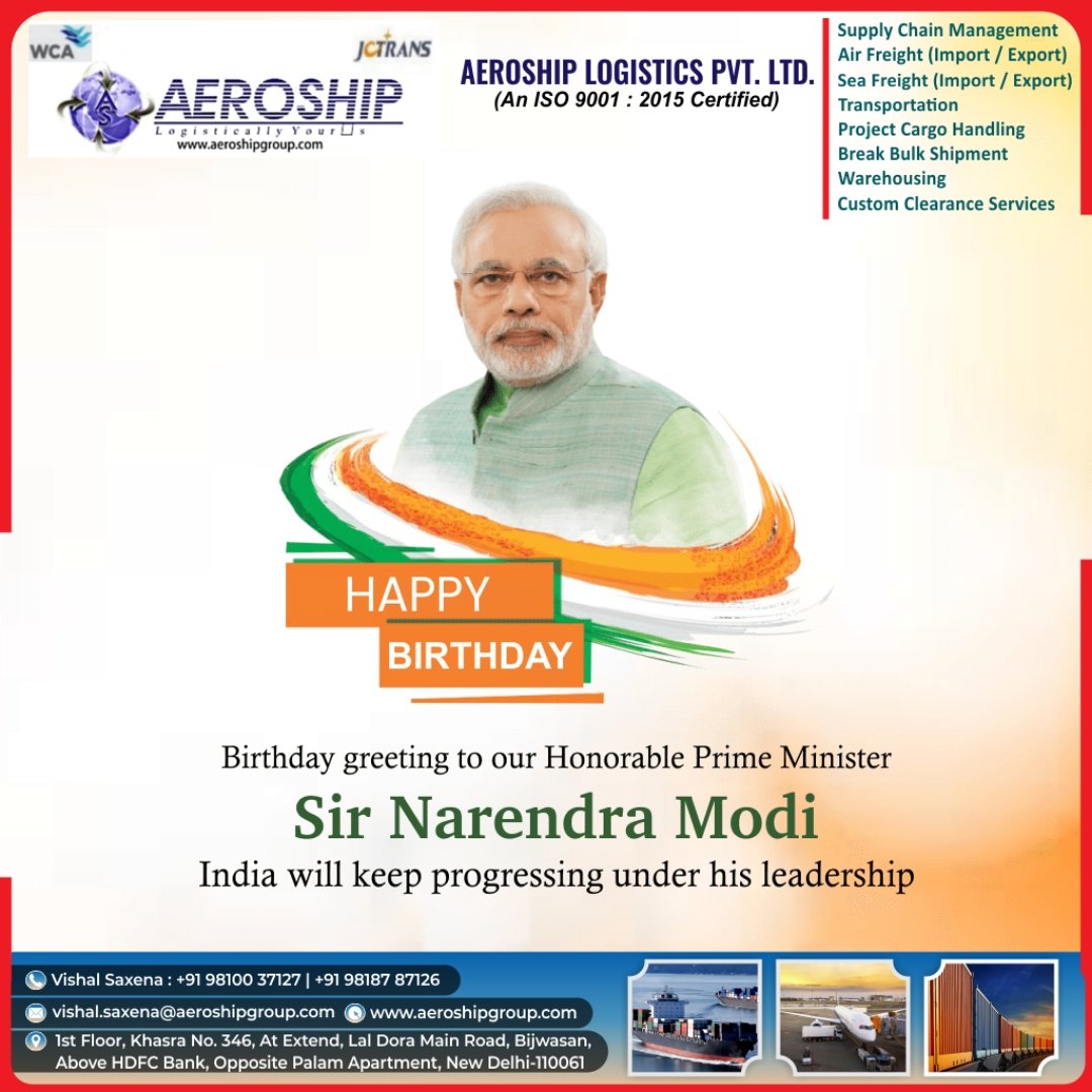 Happy Birthday to our beloved prime minister shri Narendra Modi ji       