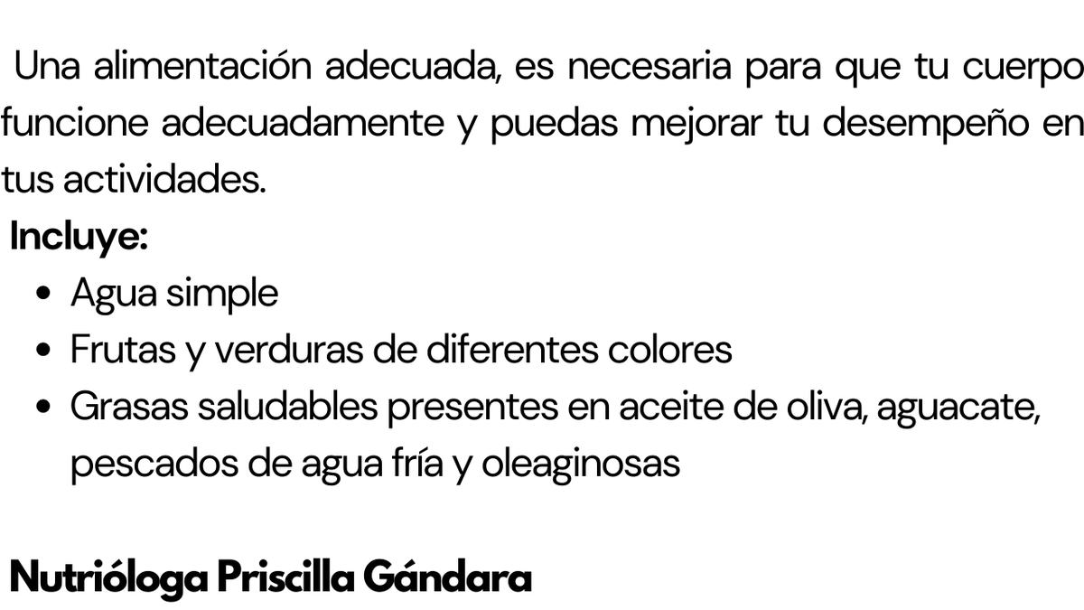 DAE_ITAM's tweet photo. Sigue los consejos de alimentación de nuestra Nutrióloga experta, #PriscillaGándara.

#SaludITAM #ProgramaITAMwellbeing

🖋Informes: pri_gandara@yahoo.com.mx

#DAE @ITAM_mx - Subdirección de Bienestar Integral https://t.co/Mv7Fzg7Lwl
