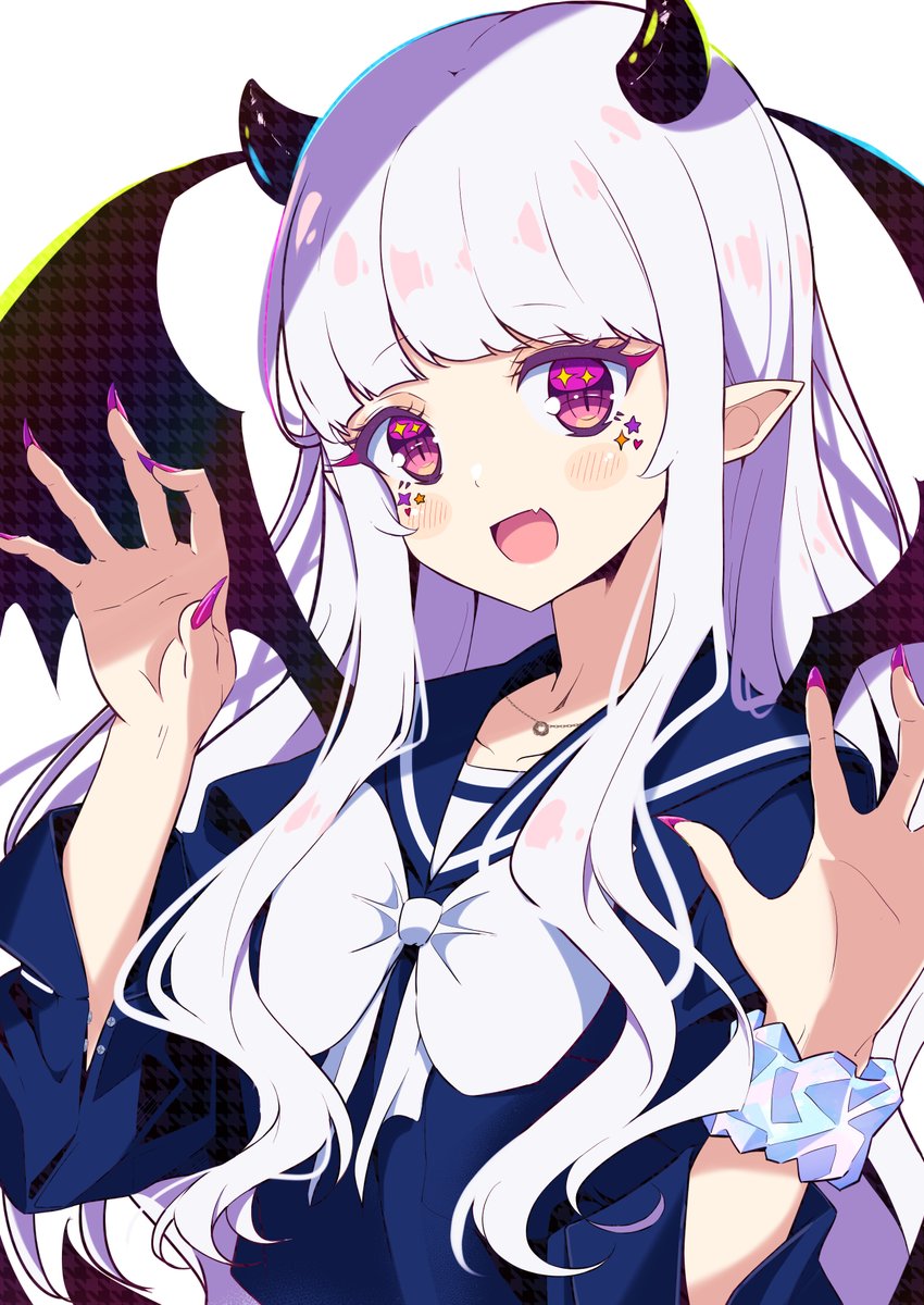 「そしてこれがデビギャルちゃん達
Vtuber本格的に描く前にキャラデザしたオリキ」|一条レイのイラスト