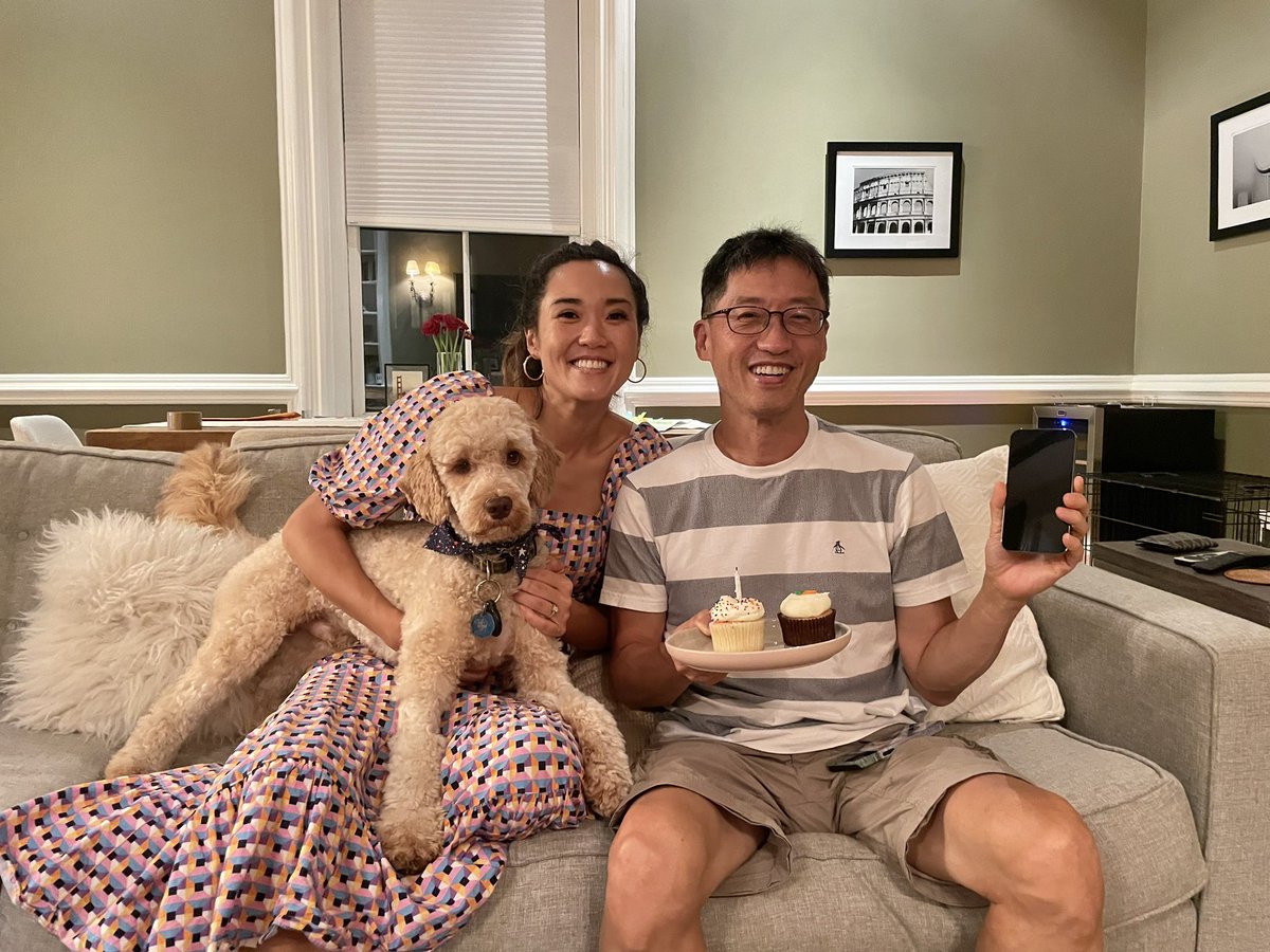 KatRezendes's tweet photo. First time in a long time that I got to celebrate my dad’s birthday with him on the actual day! Beyond thankful to be able to work closer to home, and to share these moments together.❤️ Thanks @twitter and #TeamSMB for encouraging a distributed workforce! https://t.co/NsWXEsUXAy