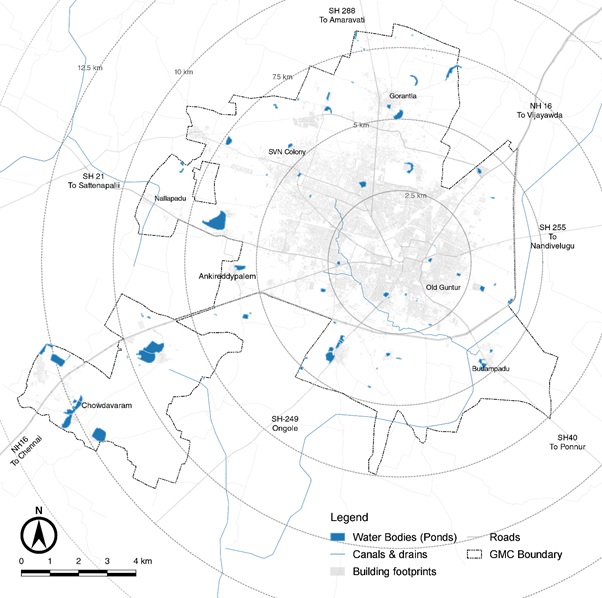 UNHabitatIndia's tweet photo. The word ‘Guntur’ in Telugu translates into ‘village of tanks’, referring to the region’s natural ponds.
There are about 50 water bodies within the city which are an inherent part of its natural as well as cultural ecosystem.
#urbananalysis #sciap #sustainableurbandevelopment https://t.co/i4kUhqlJZk