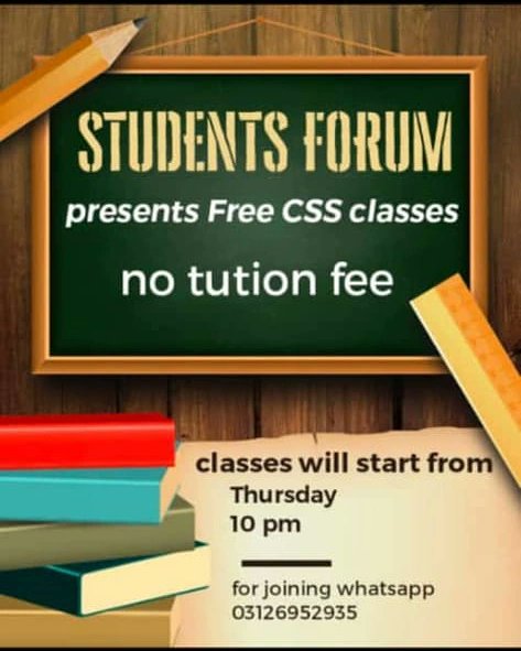 CSSStudentform's tweet image. For enrollment text on whatsapp:03126952935

#Css #cssexam #CSS