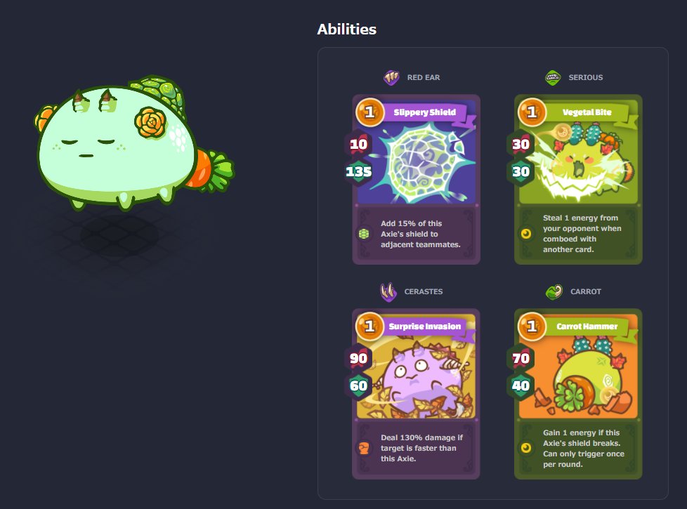bbook_ax's tweet photo. Today, a new Axie was born.
I think this is a good Plant.
I guess I will use this Plant for breed.
after that, for scholarship. https://t.co/9je8MszCyz