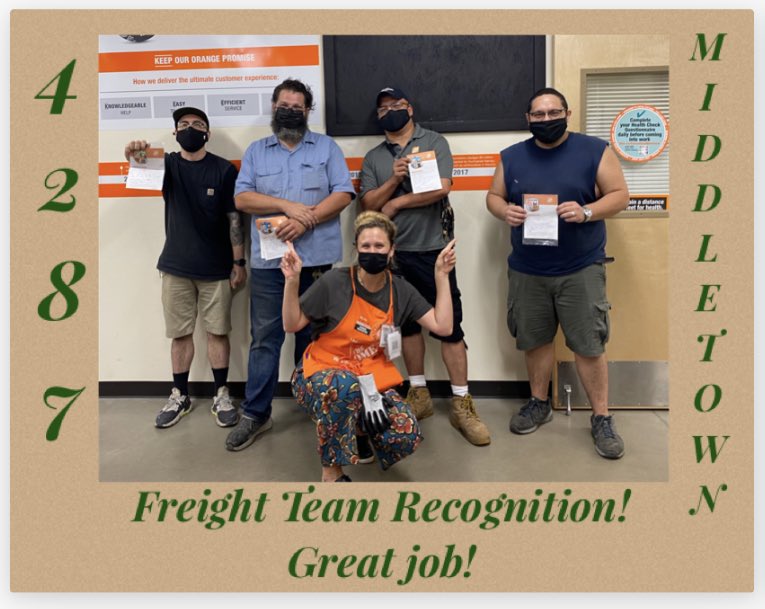 Thank you to our Freight Team! We can’t do it without you! <a href="/HomeDepot4287/">Home Depot 4287</a> <a href="/4287Pro/">Pro Desk 4287</a> <a href="/DeniseB4287/">Denise Bilotti</a> <a href="/erica_kirwan/">erica kirwan harris</a> <a href="/corelli189/">Lori Corelli</a>