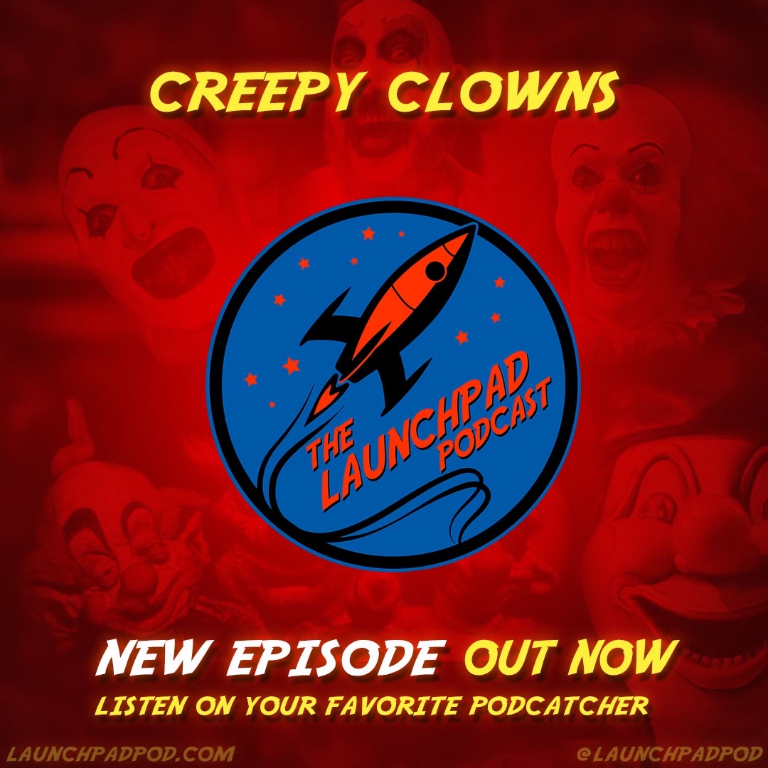 launchpadpod's tweet image. New episode! It’s a clown car full of laugh and screams - Creepy Clowns! Listen here soundcloud.com/user-7090288/c… or on your favorite podcatcher!
 #clowns #horrormovies #launchpadpod #pulpculture #pennywise #arttheclown #podcastsofinstagram #podcast #podcastepisode #horrorpodcast