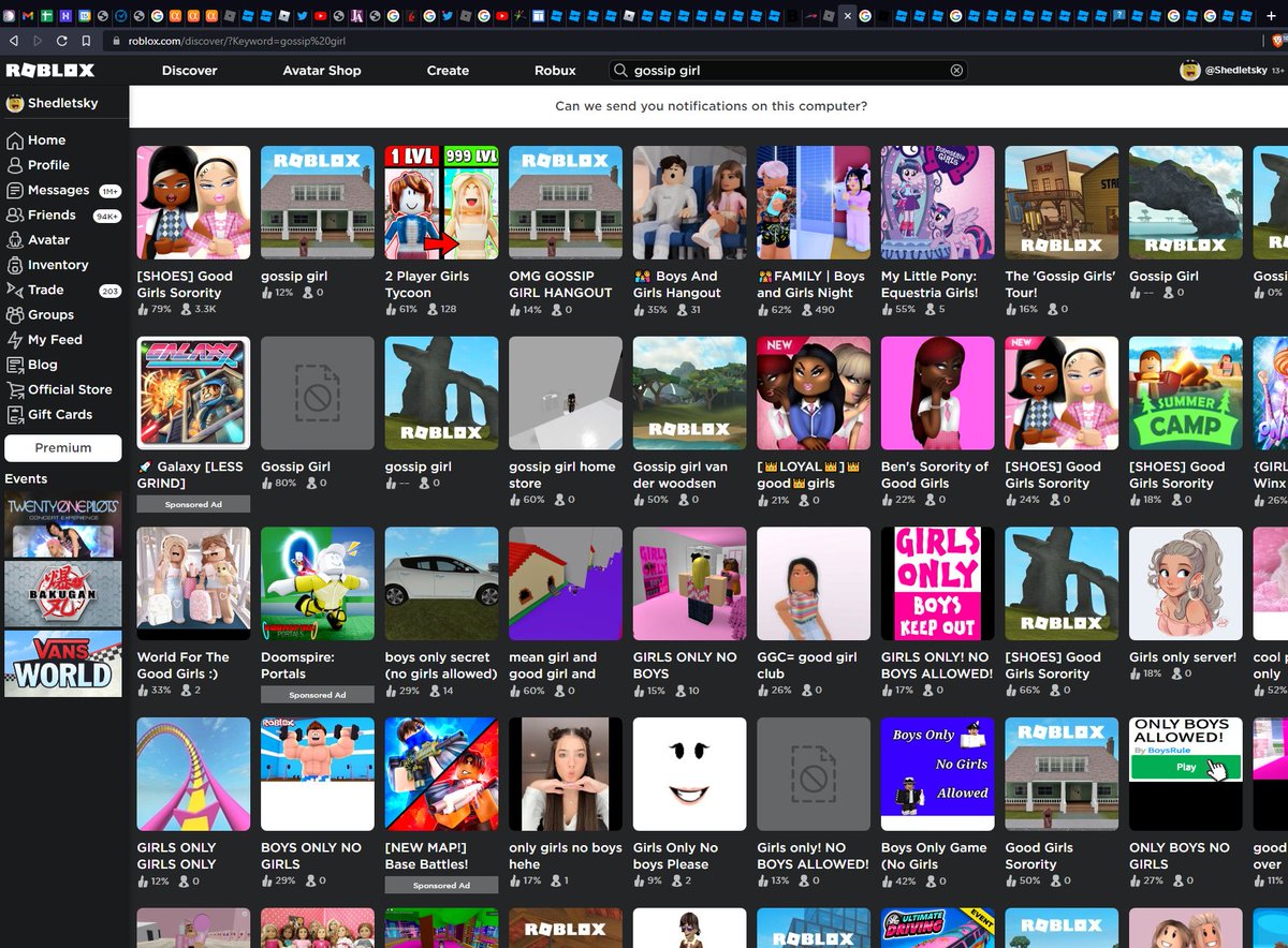 John Shedletsky on X: This randomly just happened and explains in totality why Roblox is ####### awesome. / X